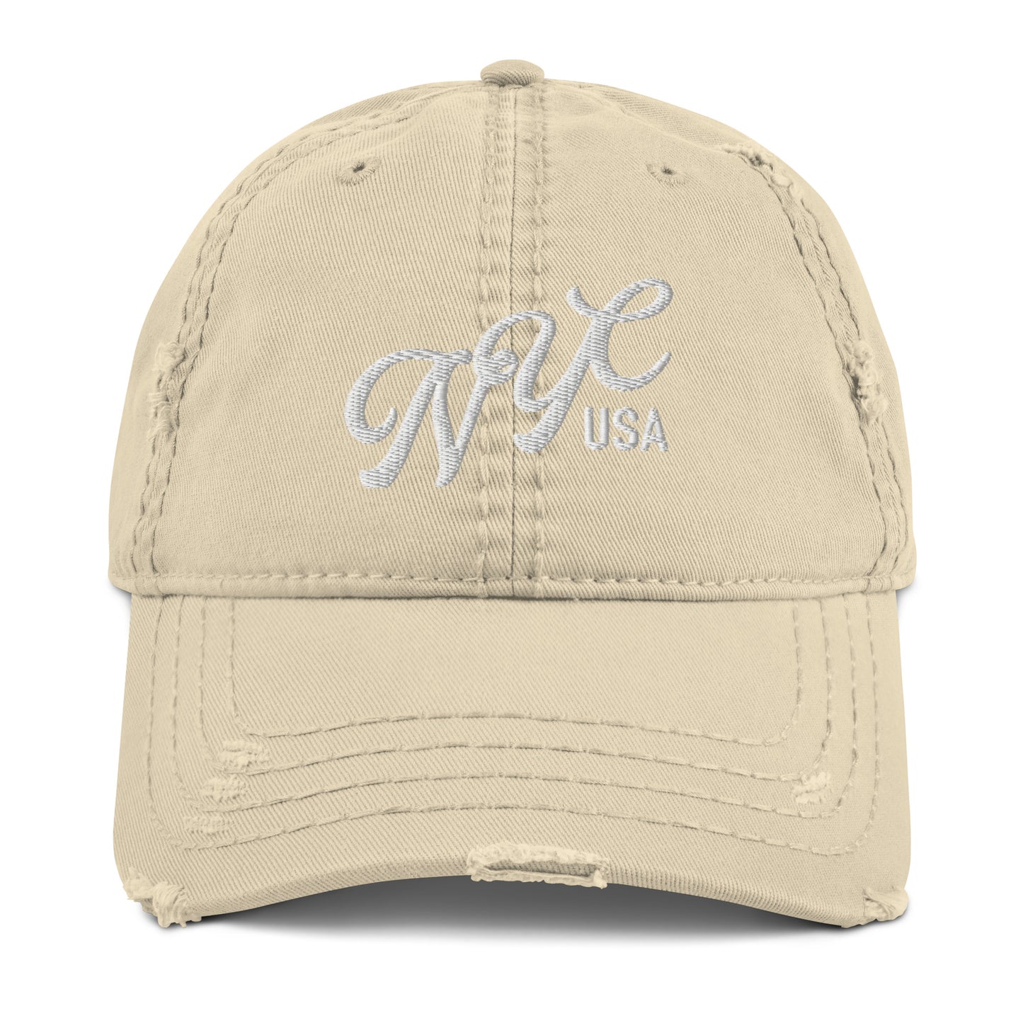 NYC USA Distressed Baseball Hat